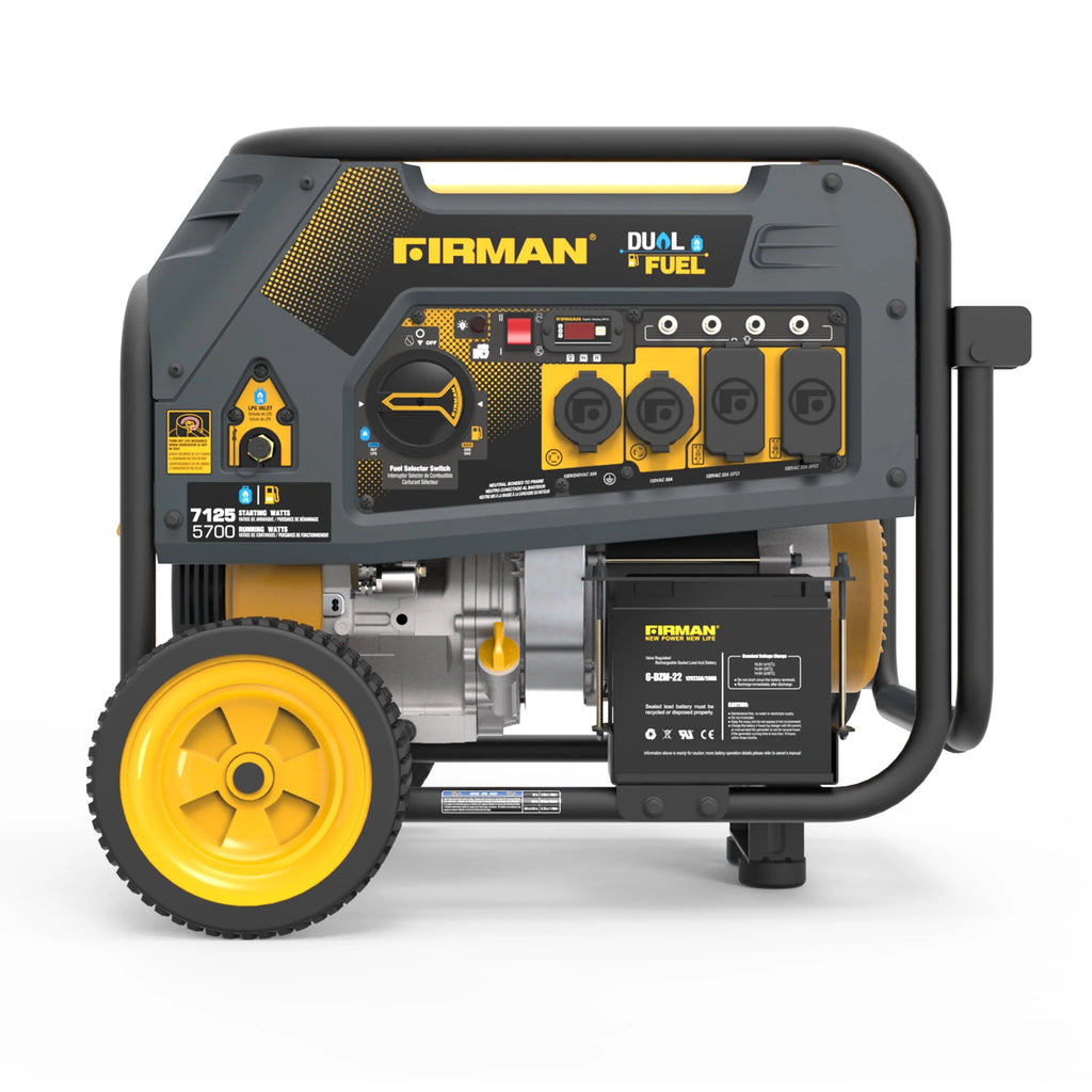 4550/3650 Watt Dual Fuel Portable Generator with Wheel Kit N149
