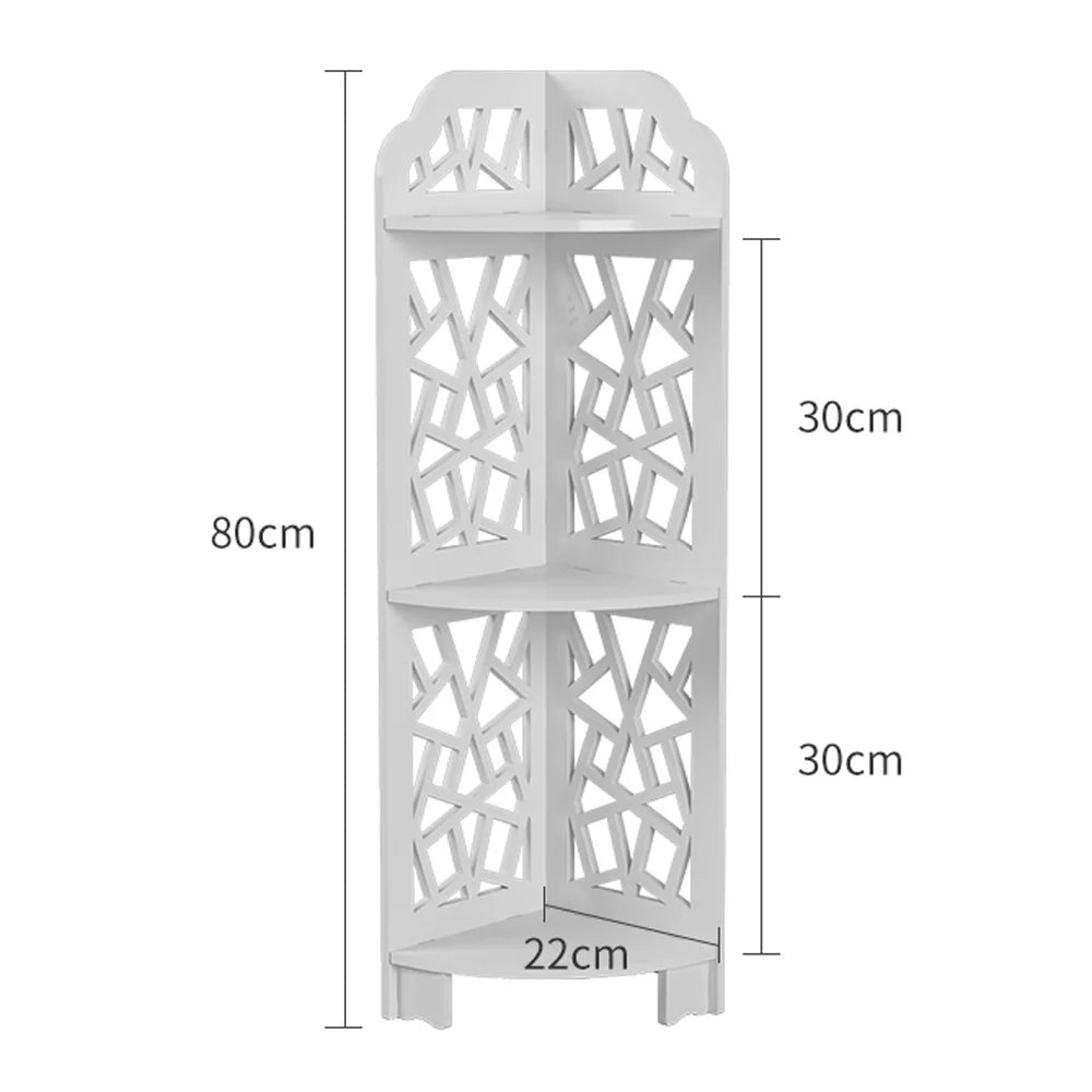 3 Tier Corner Shelves Stand C439055