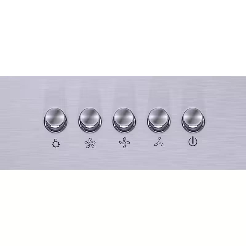 30 in. 350 CFM Convertible T-Shape Wall Mount Range Hood in Stainless Steel T231812