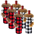 6 Pack Christmas Wine Bottle Cover A965