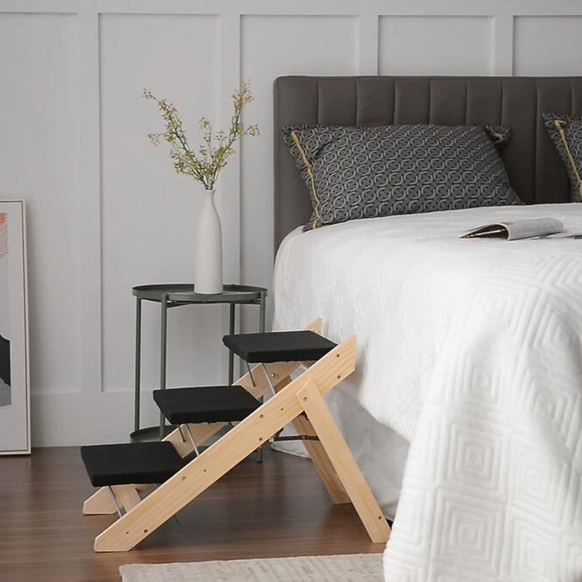 Foldable Wood Pet Stairs and Ramp R357012
