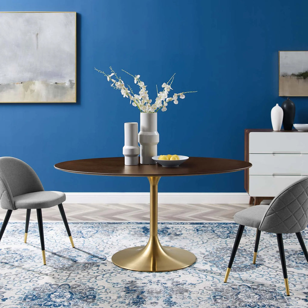 Oval Wood Dining Table O64510
