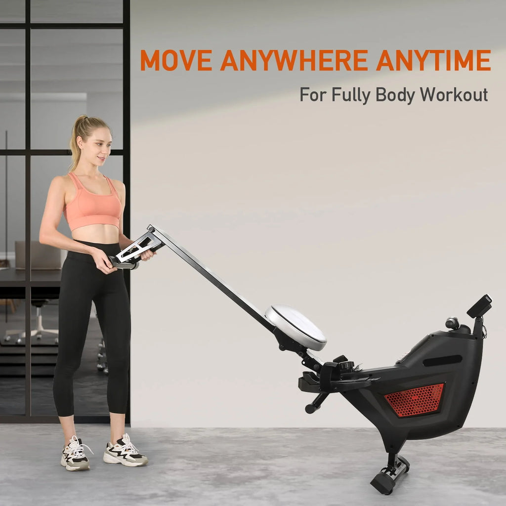 Folding Magnetic Air Rowing Machine W44916