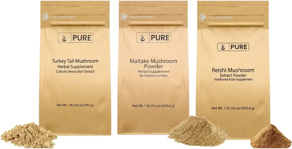 Turkey Tail, Reishi, & Maitake Mushroom Powder Y69515