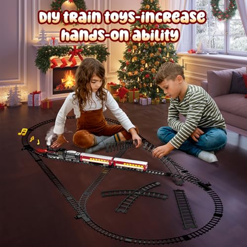 Train Set with Smoke Lights and Sound L495