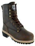 8" Steel Toe Logger Boot J6516
