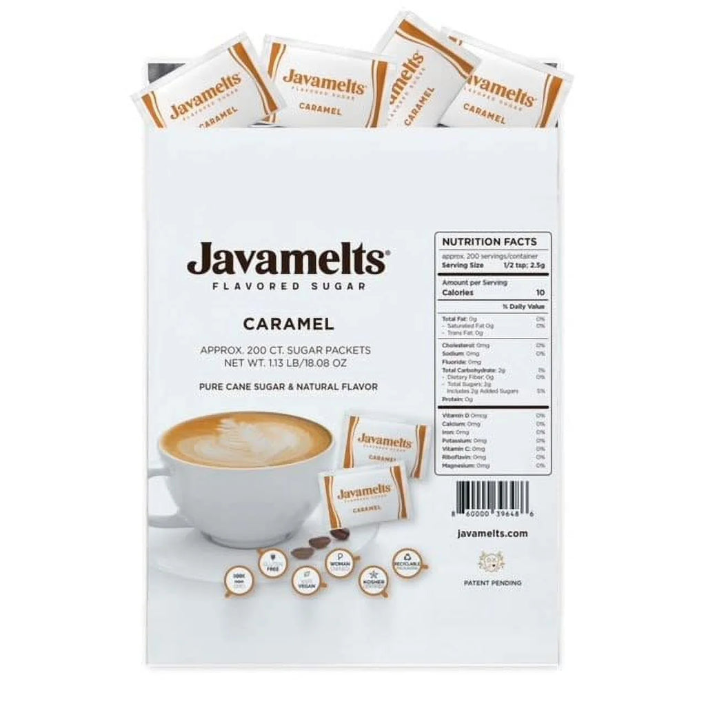 Caramel Flavored Sugar 200 Packets I940