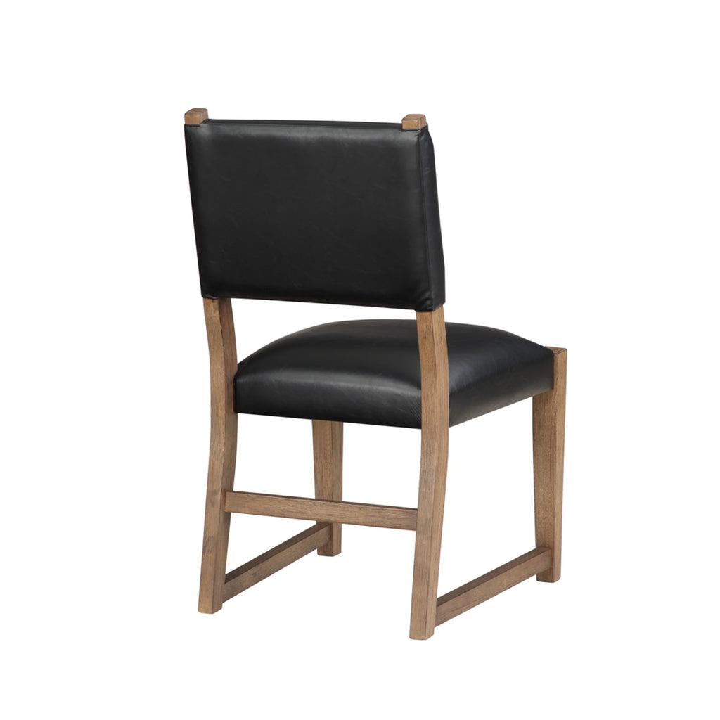 Dark Driftwood Wood Side Chair Set of 2 P3752