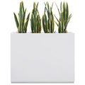 White Metal Planter Box K793