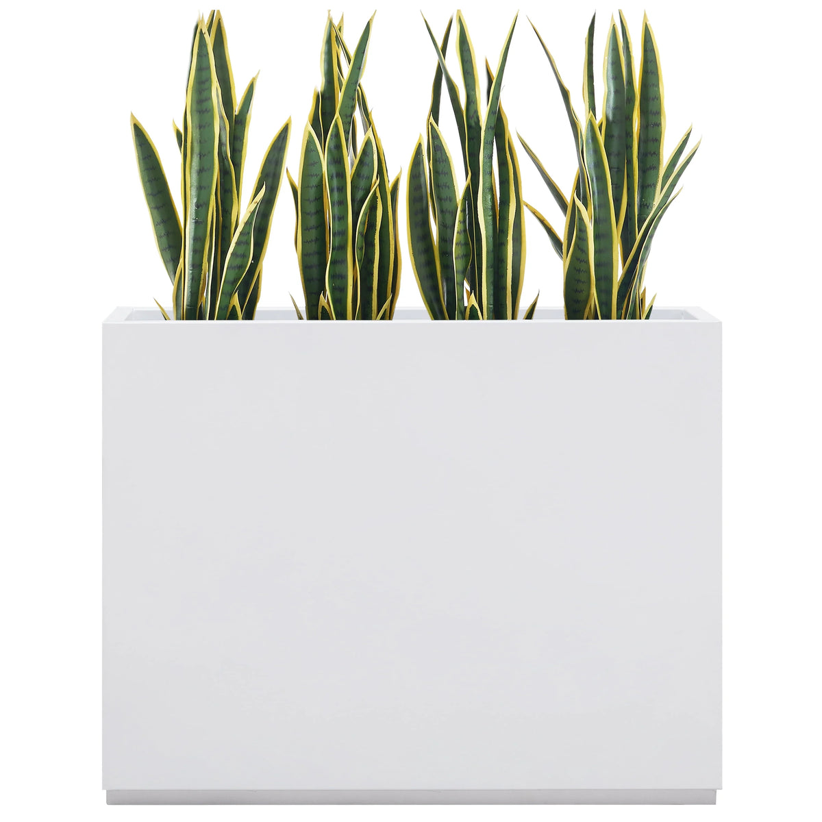 White Metal Planter Box K793