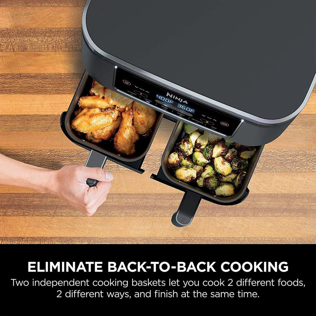 4-in-1 8-Quart 2-Basket Air Fryer C840