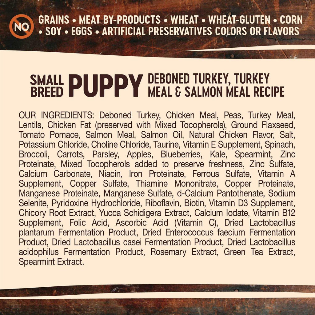 Grain Free Small Breed Dry Puppy Food W51630