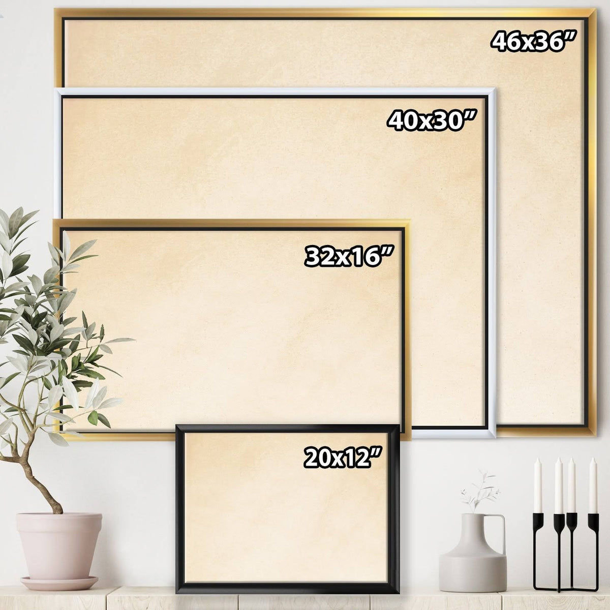 Framed Canvas D304733