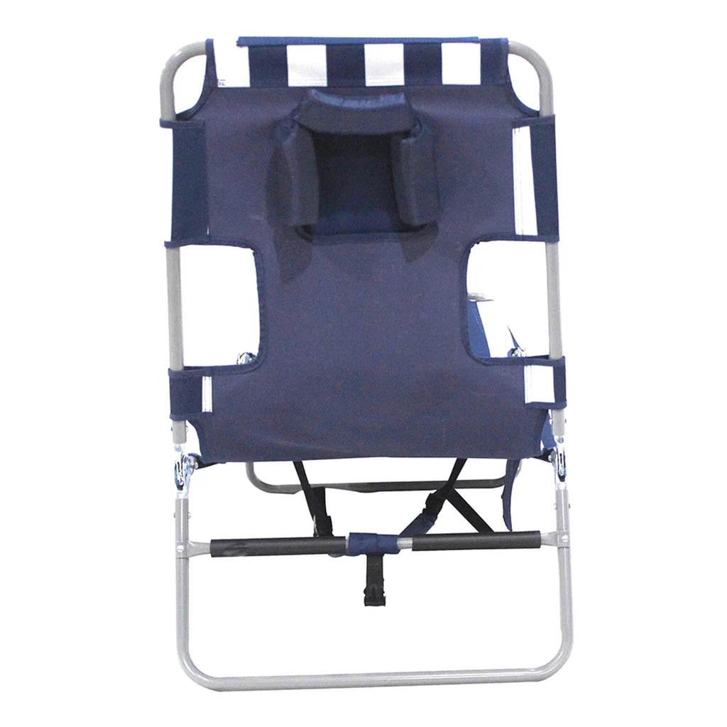 Striped Blue Backpack Beach Chair H799249