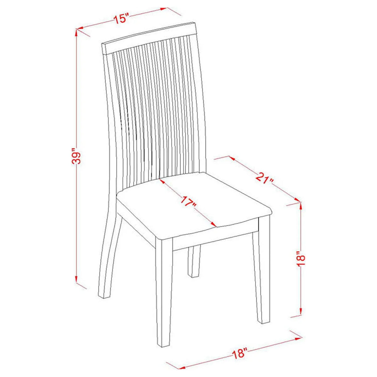 3-piece Dining Table and Chairs O3444