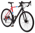 700c 14 Speed Black Red Cyclocross Road Bike E56155