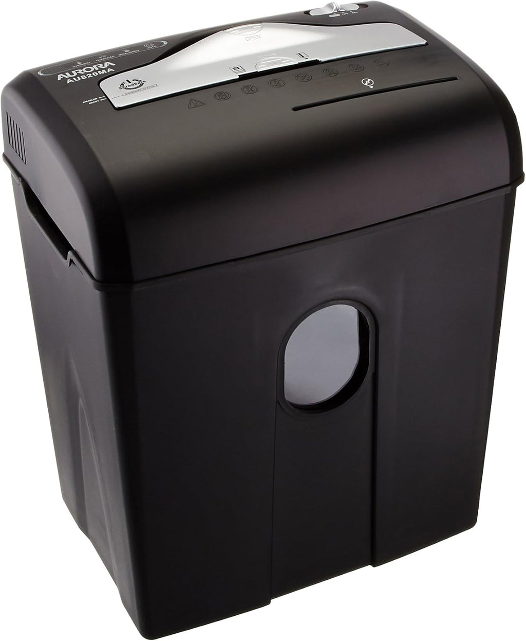 10-Sheet Micro-Cut Paper CD Credit Card Shredder with Pullout Basket Y745366