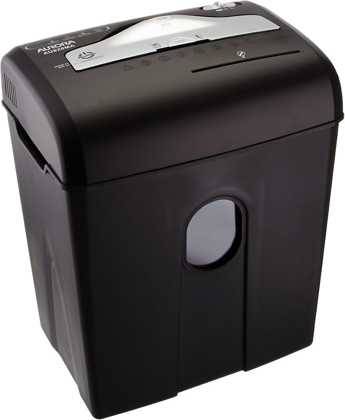 10-Sheet Micro-Cut Paper CD Credit Card Shredder with Pullout Basket Y745366