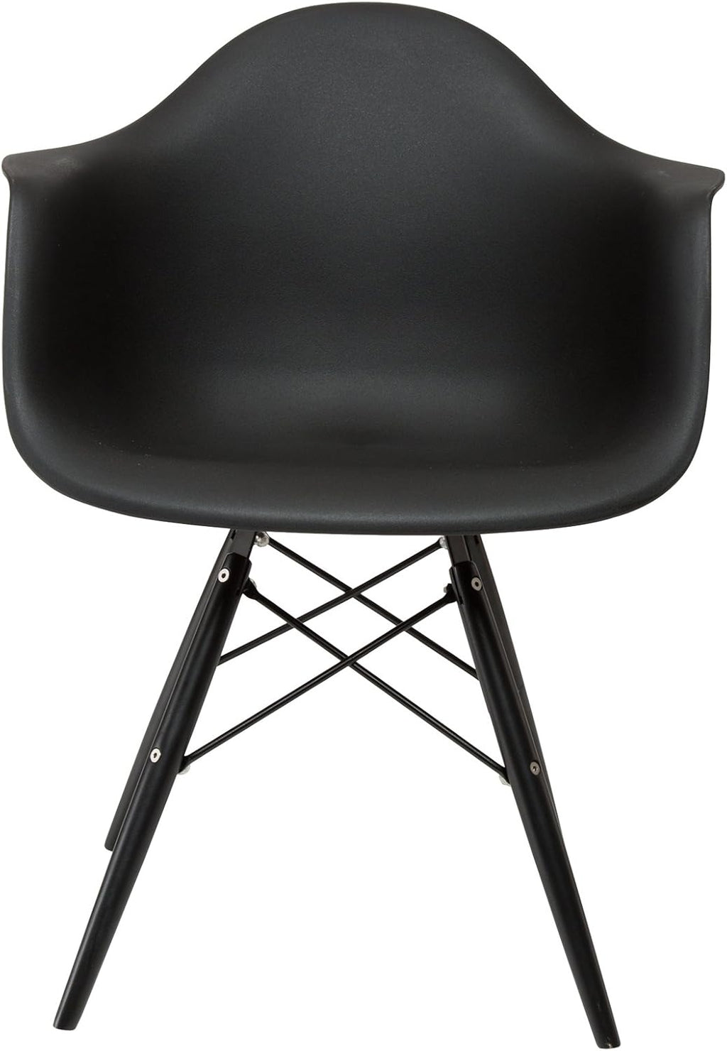 Black Arm Shell Chair E5926