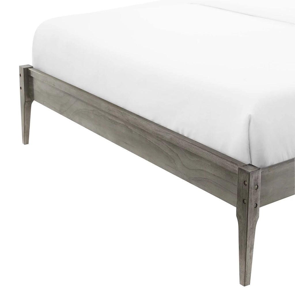 Twin Size Wood Platform Bed Frame P8566