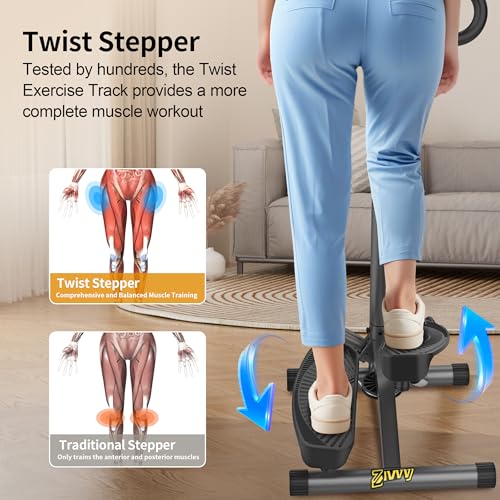 Stepper Machine with Resistance Bands, 300LBS Weight Capacity, Adjustable Step Height Z8354