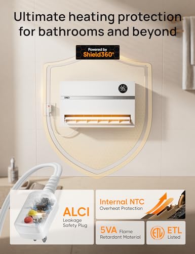 1500W Electric Space Heater with Adjustable Thermostat X3216