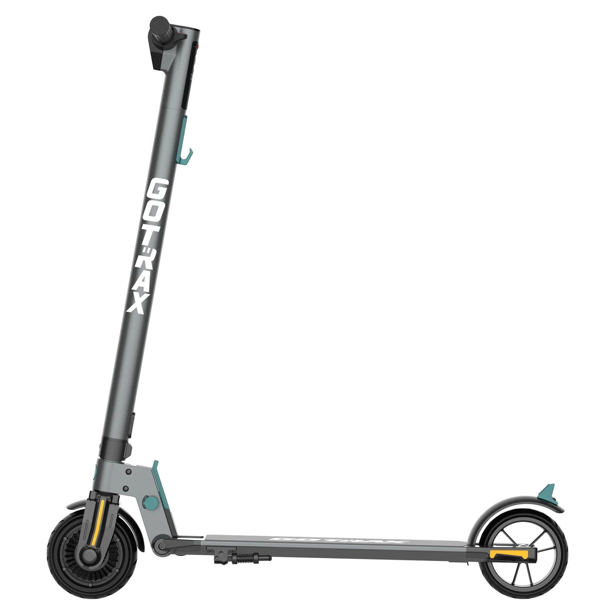 Foldable Electric Scooter with 6 Tires, 200W 12mph, Gray O490