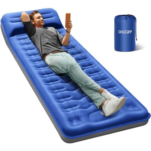6" Extra-Thick Camping Sleeping Pad with Pillows D43805