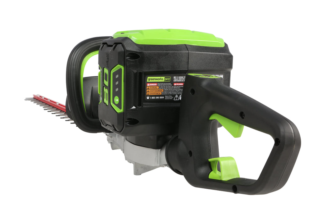 80V 26-inch Cordless Brushless Hedge Trimmer with 2.0 Ah Battery & Charger C4666