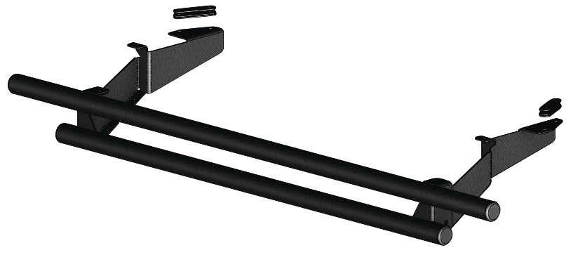Rear Bumper Black D709