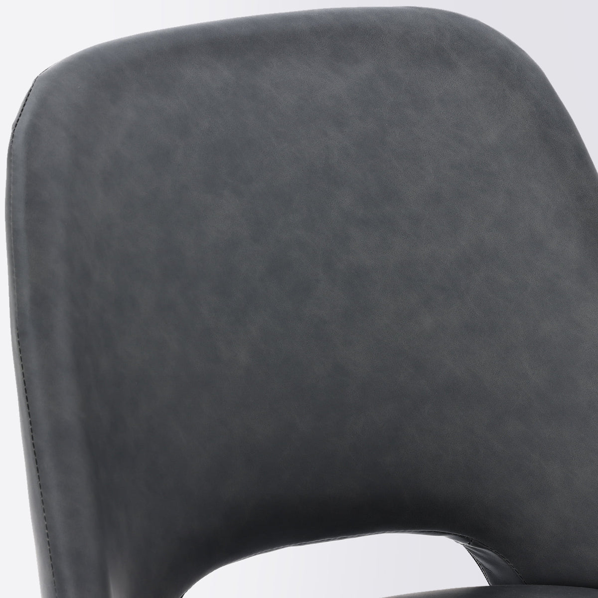 Black PU Leather Dining Chairs Set of 4 P6330
