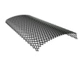 Black Gutter Guard F8052