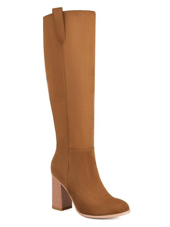 Suede High Heel Boots A3582