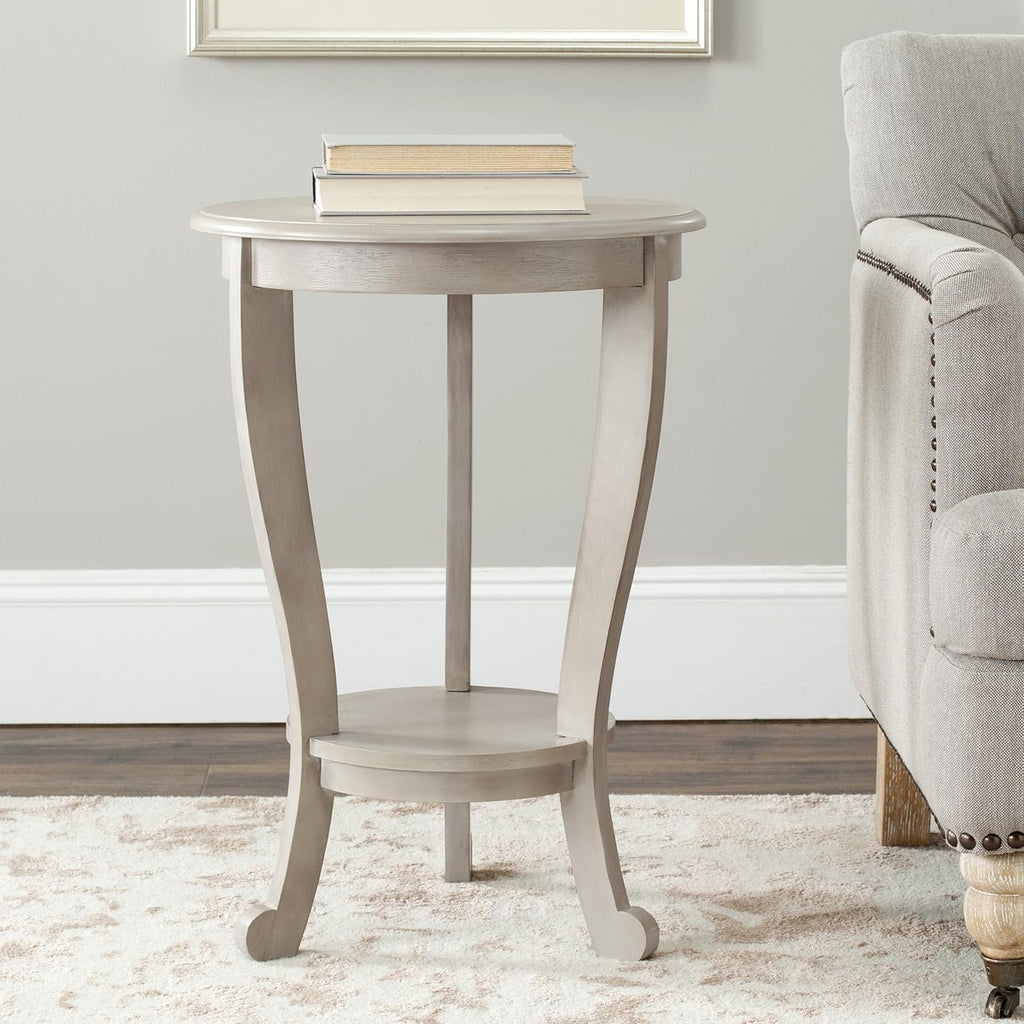 Grey Pedestal End Table P574814