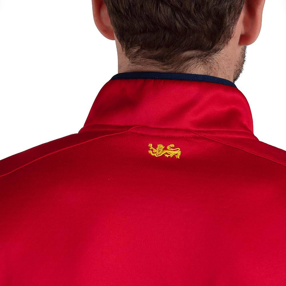 Red 1/4 Zip Fleece Top M186