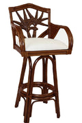 Swivel Rattan & Wicker Barstool S7840