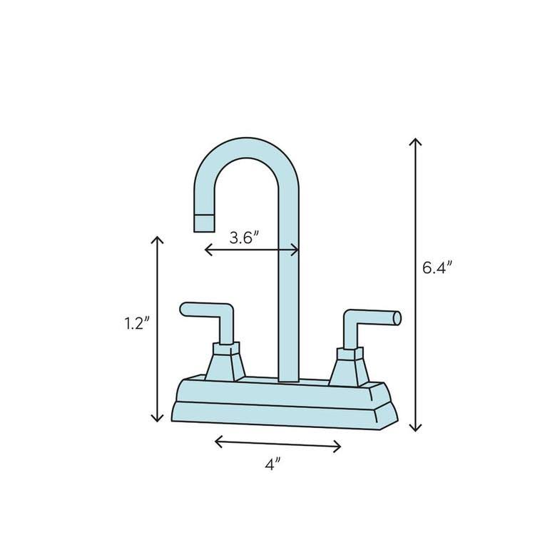 Oil Rubbed Bronze Centerset Lavatory Faucet with Metal Cross Handle C151139