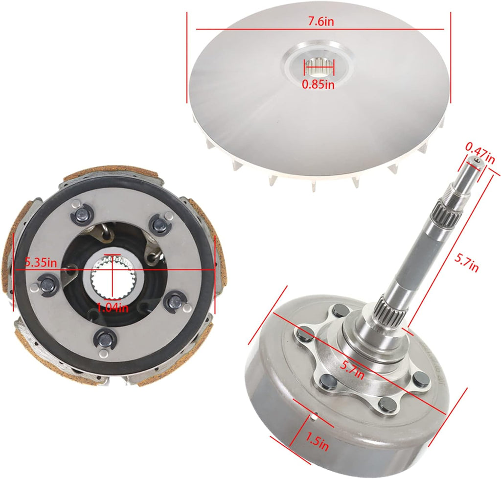 Wet Drive Clutch Housing Carrier Drum Primary Sheave Replacement U72858