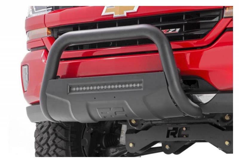 Black Bull Bar with LED Light Bar X910
