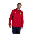 Red 1/4 Zip Fleece Top M186