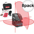 Self-Leveling Combination Cross-Line/Point Laser 8-Pack E99329
