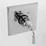 Oil Rubbed Bronze Thermostatic Trim Plate with Handle X451