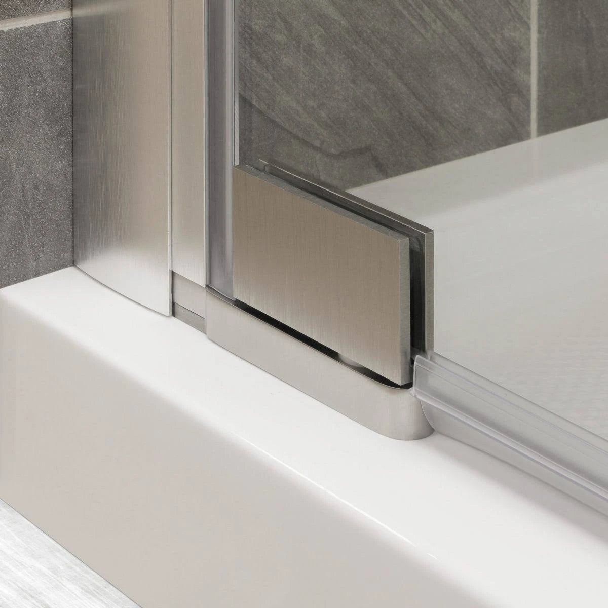 Brushed Nickel Pivot Swing-Out Shower Door T5053