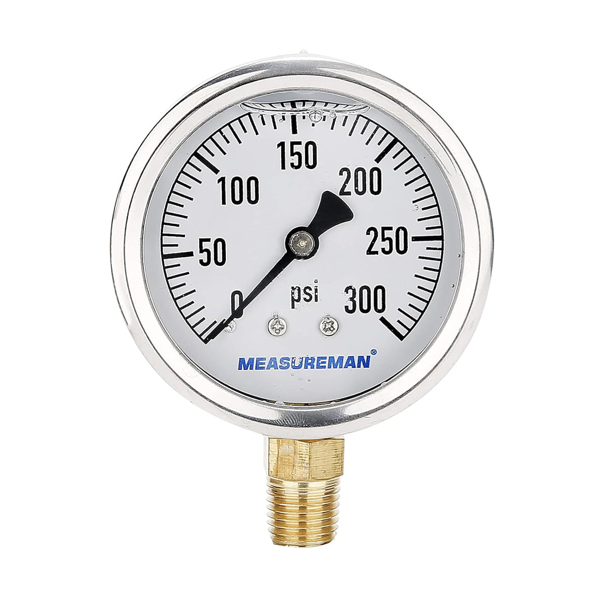 2-1/2inch Liquid Filled Hydraulic Pressure Gauge 0-5000psi/kpa A92065