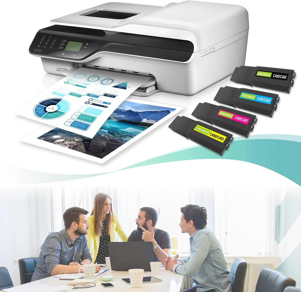 Remanufactured Toner Cartridges 1Black 1Cyan 1Magenta 1Yellow I166