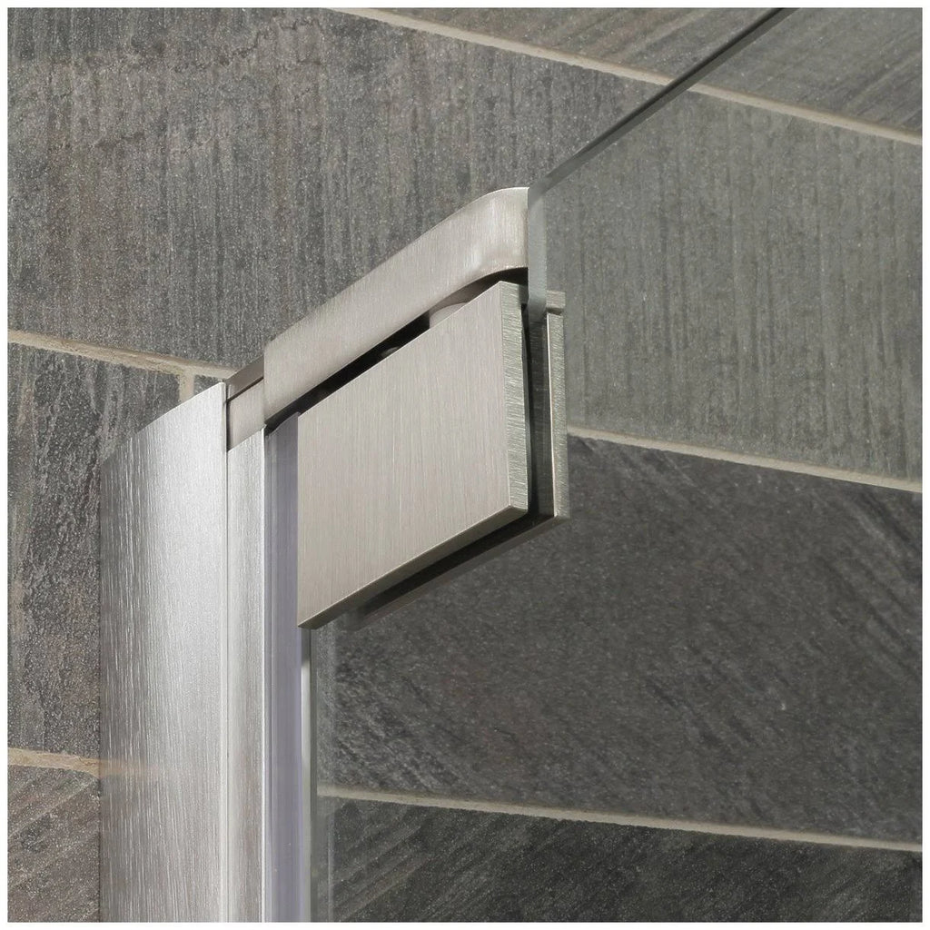 Brushed Nickel Pivot Swing-Out Shower Door T5053