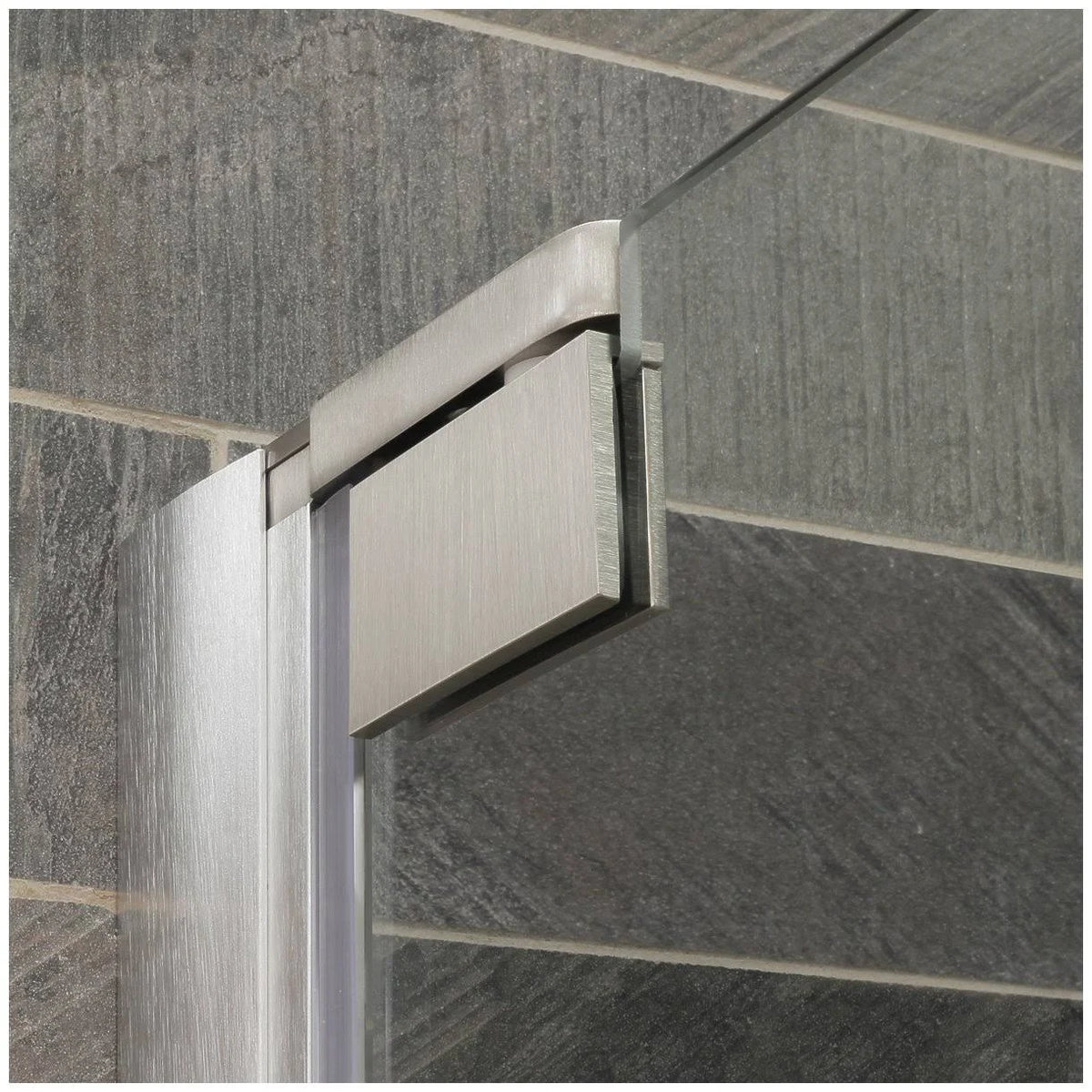 Brushed Nickel Pivot Swing-Out Shower Door T5053