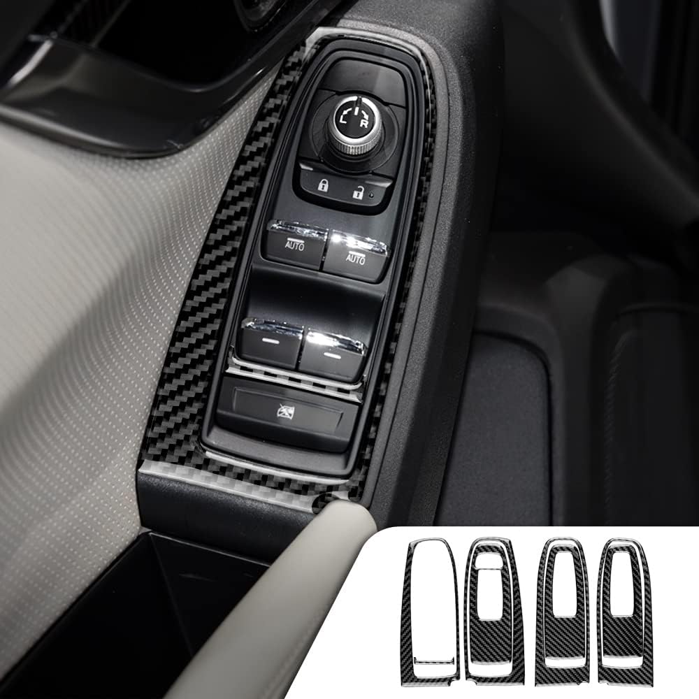 Carbon Fiber Window Switch Cover Pack of 2 N8061