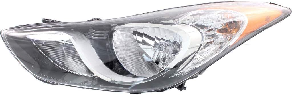 Hyundai Elantra Headlight Assembly 2011 2012 2013 Driver and Passenger Side Pair Set Halogen Sedan B7972