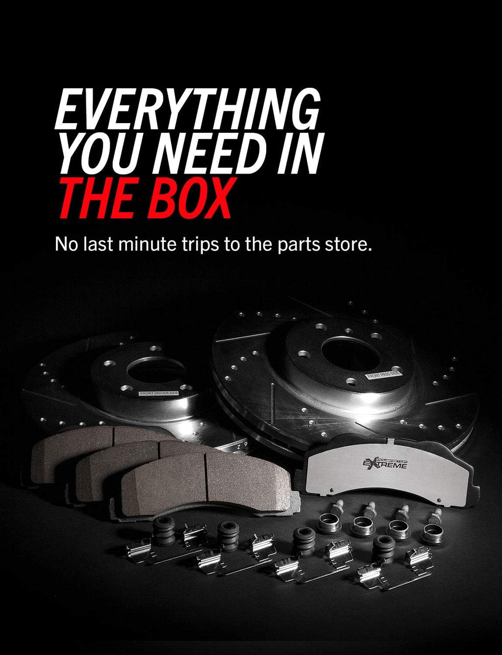 Rear Z36 Truck & Tow Carbon Fiber Ceramic Brake Kit Z222